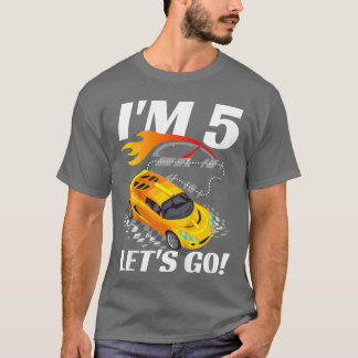 5 Jaar Oude 5e Racing RaceVerjaardag Party Boys Gi T-shirt