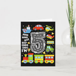 5 jaar oude jongens meisjes Kinder 5e verjaardag v Kaart