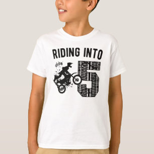 5 jaar oude motocross t-shirt