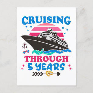 5 Jaar Trouwen Varen Briefkaart