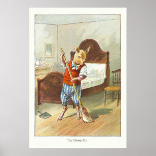 5 kleine varkens: De startpagina Poster