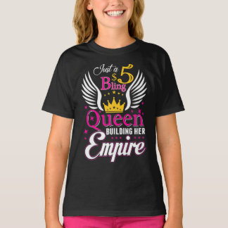 5 Koningin voor vrouwen Dames in Paparazzi T-shirt