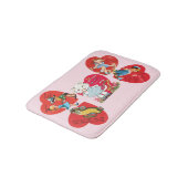 5 Kute  Valentijnsdag Retro Love Hearts Badmat (Gekanteld)