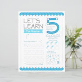 5 Learn To Draw Number 5 Teacher Home Schooling (Staand voorkant)