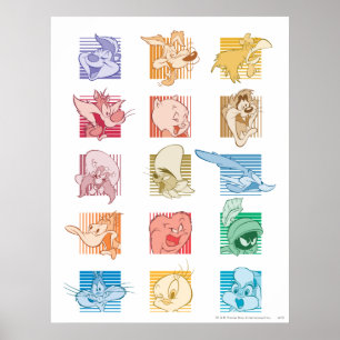 # 5 LOONEY TUNES™ foto op Poster