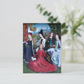 5 Maagd Martelaren in een tuin (Rechterhelft: M 07 Briefkaart (Staand voorkant)