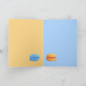 5 Macarons carte d'anniversaire (Intérieur)
