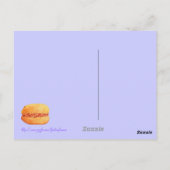 5 Macarons rayures Carte postale (Dos)