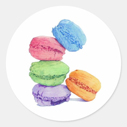 5 Macarons Sticker (Voorkant)