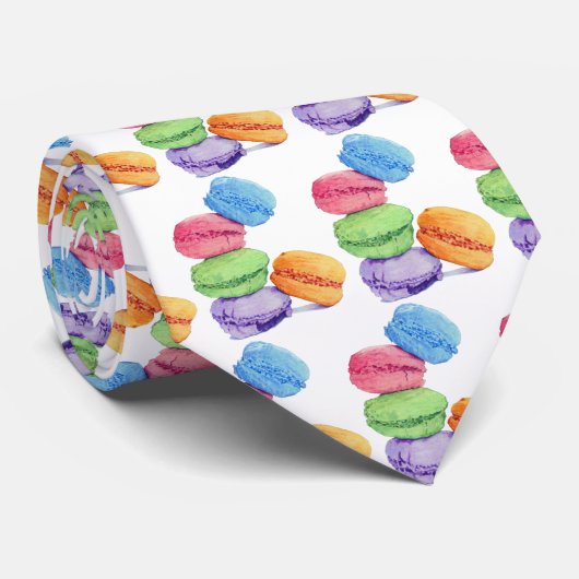 5 Macarons Stropdas (Opgerold)