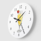 5 O'Clock Ergens Mimosa Grote Klok (Hoek)