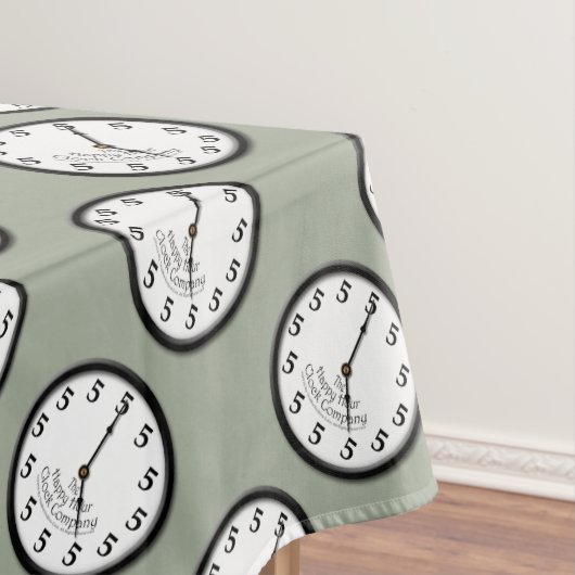 5 O'Clock Klok Tafelkleed (Voorbeeld)