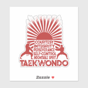 5 offertes van Taekwondo Sticker
