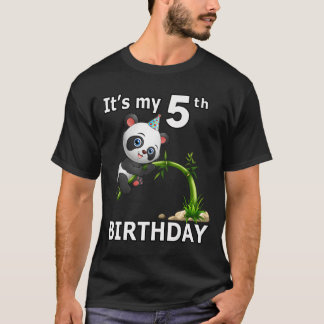 5 Panda 5de Py Dier Panda T-shirt