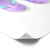 5 paren Teenslippers Posters en Prints (Hoek)