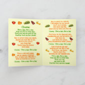 5 Per dag - Fruit Kaart (Binnen)