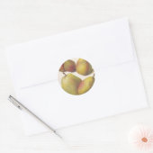 5  peren geïllustreerd ronde sticker (Envelop)