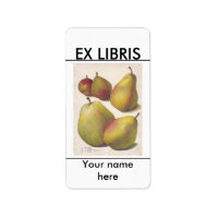 5 peren geïllustreerde boekenplaat