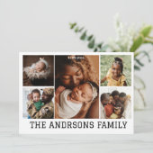 5 photo carte de vacances famille collage | Invita (Debout devant)