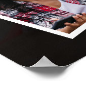 5 Photo Collage Gold Graduation Poster (Coin)