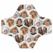 5 Photo Collage Honeycomb Hexagon Motif - blanc (Plat)