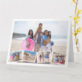 5 Photo Collage Modèle Personnalisé (Fleur jaune)