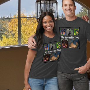 5-Photo Mon Chien Préféré Créez Votre T-Shirt