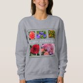 5-Photo Mon Fleurs Favorites Modèle Sweatshirt (Devant)