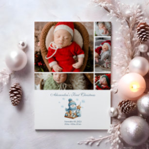 5 Photo Premier Faire-part de naissance de Noël
