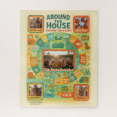 5 Photo | Puzzle de nuit de jeu de famille personn (Vertical)