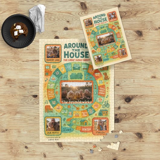 5 Photo | Puzzle de nuit de jeu de famille personn