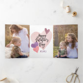 5 Photo Valentine Day Triple Card (Intérieur)