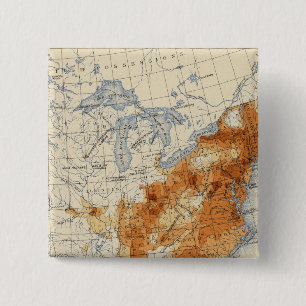 5 Populatie 1820 Vierkante Button 5,1 Cm