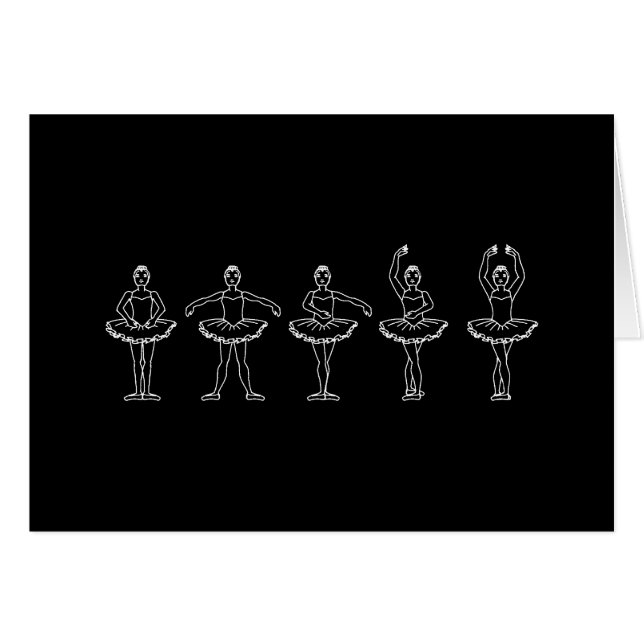 5 positions de ballet (Devant horizontal)