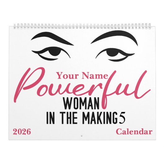 5 Powerful Woman in The Making Motivation Goals  Kalender (Hoes)