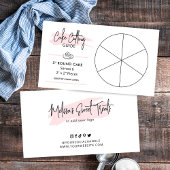 5"Ronde Verjaardagstaart Snijgids 2x2 Serving Informatiekaartje