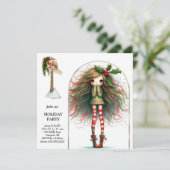 *~* 5 Schattigee AP97 Sweet Woman Elf Standing Kaart (Staand voorkant)