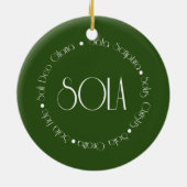 5 Solas Keramisch Ornament (Achterkant)