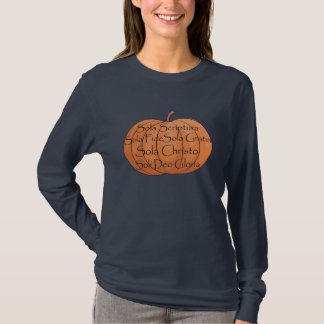 5 Solas Pompoen Reformatie Dag Longsleeve T-shirt