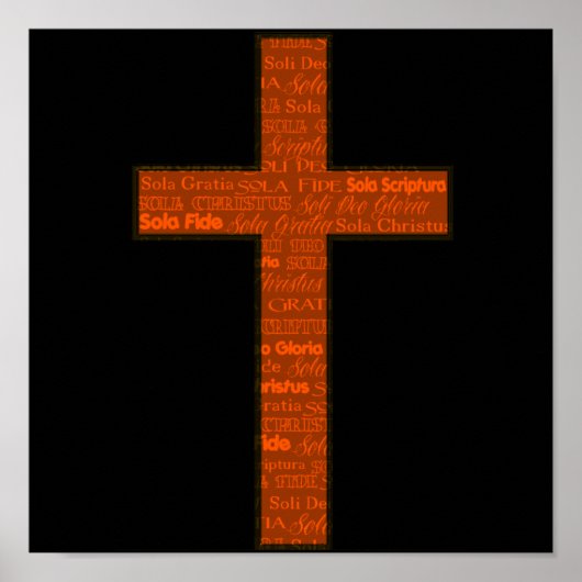 5 Solas-Poster Poster (Voorkant)