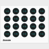 5 Solas Ronde Sticker (Vel)