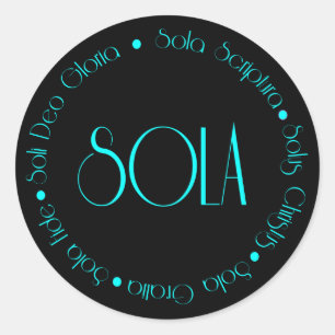 5 Solas Ronde Sticker