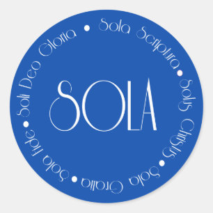 5 Solas Ronde Sticker
