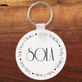 5 Solas Sleutelhanger (Voorkant)