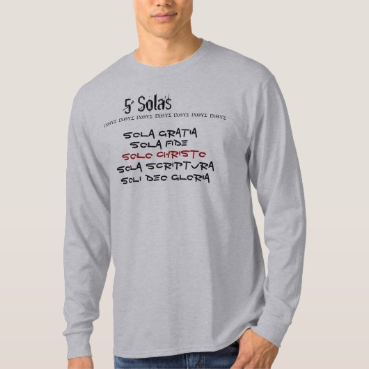 5 Solas v.2 T-shirt (Voorkant)