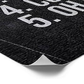 5 Sporen houtbewerking Poster (Hoek)