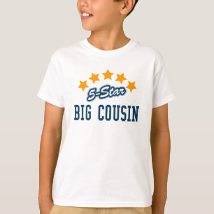 5-Star Big Cousin nieuwe babyaankondiging t-shirts