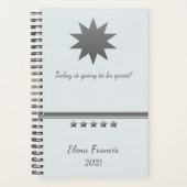 5 Ster Silver Text Professional Planner (Voorkant)