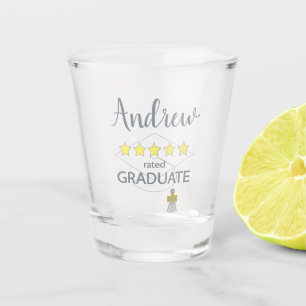5 sterren Afstuderen Shot Glas