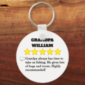 5 sterrenopa Review Sleutelhanger (Voorkant)